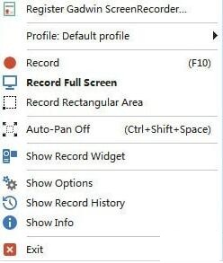 Gadwin ScreenRecorder(Ļܛ)