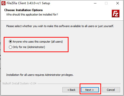 FileZilla x32