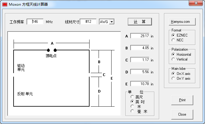 MOXON쾀Ӌ(j)